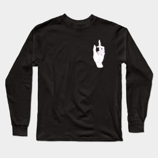 1 Moment Occult Hand in White Long Sleeve T-Shirt